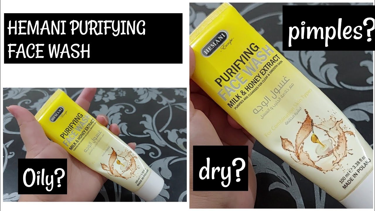 HEMANI PURIFYING Hydrating Face wash review YouTube