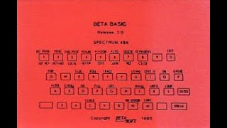 An introduction to BetaBasic for the ZX Spectrum