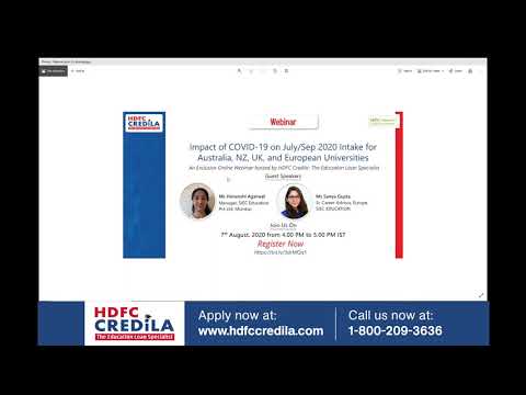 July/Sep 2021 Intake for Australia, NZ, UK, and European Universities post COVID-19