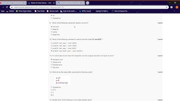 Python for Data Science--Unit 3   Week 1 assignment answers