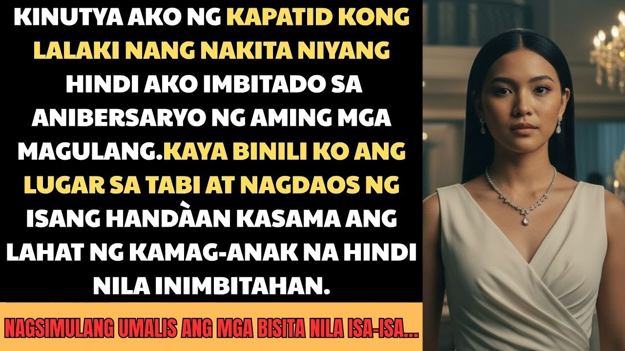 Kinutya Ako ng Kapatid Ko Dahil Di Inimbitahan — Kaya Nag-Party Ako Ng Mas Bongga sa Tabi