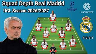 Squad Depth Real Madrid UEFA Champions League Season 2026/2027 ~ With Yan Diomande