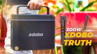 ធុងបាស XDOBO Truth: សំឡេងកាន់តែធំដល់ 200W ឡើងភ្លើង RGB ថ្មី!