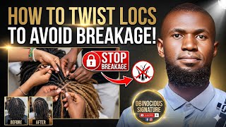 How To Twist Locs To Avoid Breakage