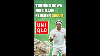 How Leaving Nike Made Roger Federer $600 MILLION! #shorts #tennis #rogerfederer