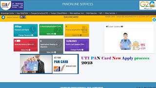 UTI New Pan card Apply Process 2023 From New Portal ! Dogmasoft New UTI PAN card Form update process screenshot 5