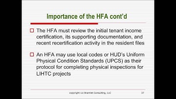 Low Income Housing Tax Credits (LIHTC) Compliance & Management