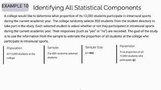 Statistics Workbook 1.1 Example 10