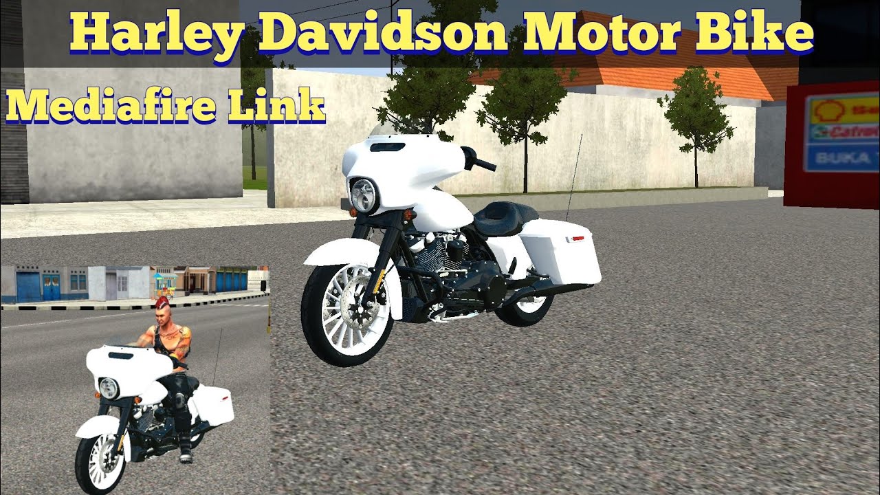 🔴🔵 Download New Harley Davidson Motor Bike mod | Bike Mod Bussid | New Mod Bussid