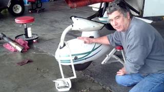 Removing a Grumman Nose Strut  -  Grumman Style