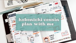 plan with me  hobonichi cousin