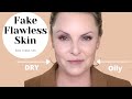 FAKE FLAWLESS SKIN, OILY OR DRY W/ THESE TIPS || LONG WEARING FOUNDATION
