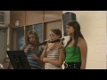 Caroline, Reily, and Alex singing "Fallin' for You"