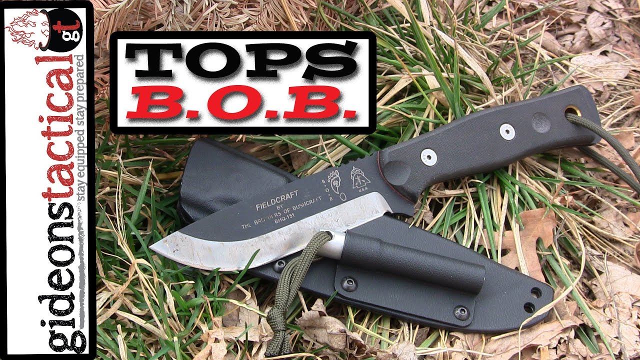 TOPS KNIVES BOB Fieldcraft Knife Review Come Get Some! YouTube
