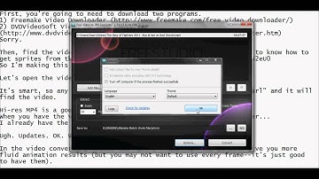How to rip MUGEN sprites from Youtube