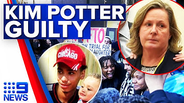 US ex-cop Kim Potter found guilty over killing of Daunte Wright | 9 News Australia