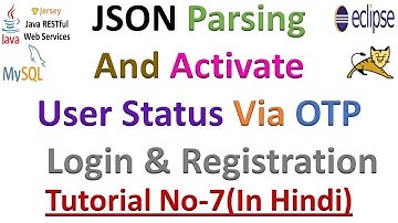 Android MySQL-Tutorial No-07 VarifyUser Info and JSON Parsing  (In Hindi)