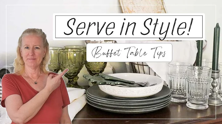 Style a Better Buffet Table with 10 "WOW" Serving Pieces