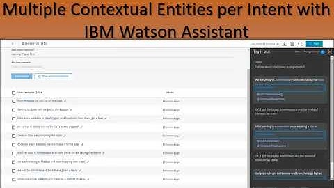 Chatbots: Multiple Entities per Intent