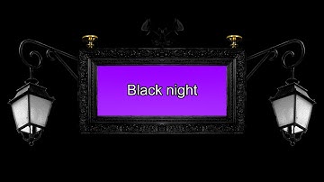 JVtut: Black night (right)