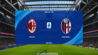 Milan vs Bologna - San Siro | 04/04/2022 | PES 2021 Gameplay