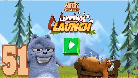 Grizzy and the Lemmings: Lemming Launch - Gameplay walkthrough Part 51 (Android, IOS)