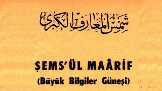 ŞEMSÜL MARİF SIRLARIN SIRRI