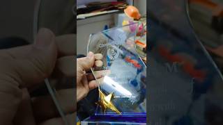 Crystal memento with laser engraving #crystal #memento #short