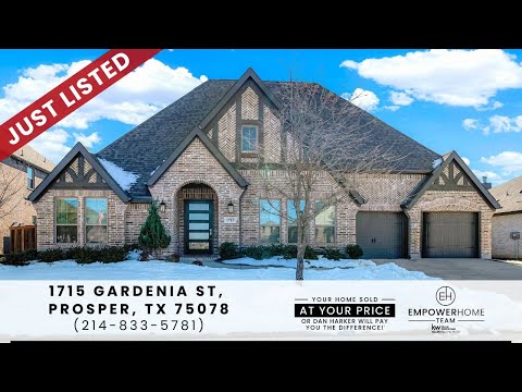 1715 Gardenia Street, Celina, TX home video tour