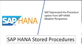 SAP HANA Procedure | Stored Procedure | SAP HANA Beginners