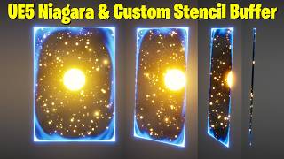 UE5 Niagara & Custom Stencil Buffer Showcase 👉 How to Use