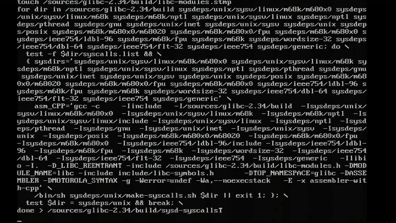 Building glibc 2 34 on a macintosh iici running aosc os retro m68k