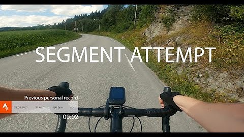 Cycling in Norway - Attempt on one of my favourite Strava segment