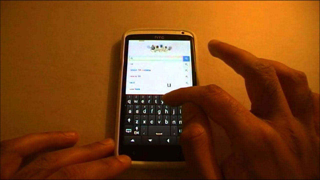 Swipe on Htc One X ( Feature of jelly Bean 4.2)