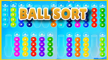 color ball sort wooden puzzle (level 1854-1861) #relaxing #gaming