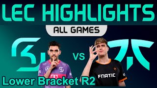 SK vs FNC ALL GAMES Highlights LEC Winter 2024 Lower Bracket 2024 SK Gaming vs Fnatic by Onivia