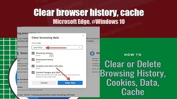 How to clear/delete  browser history