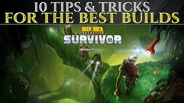 10 Pro TIPS For The BEST BUILDS In DEEP ROCK GALACTIC SURVIVOR 1.0
