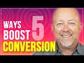 How To Increase Your Website Conversion Rate (Live on Stage)