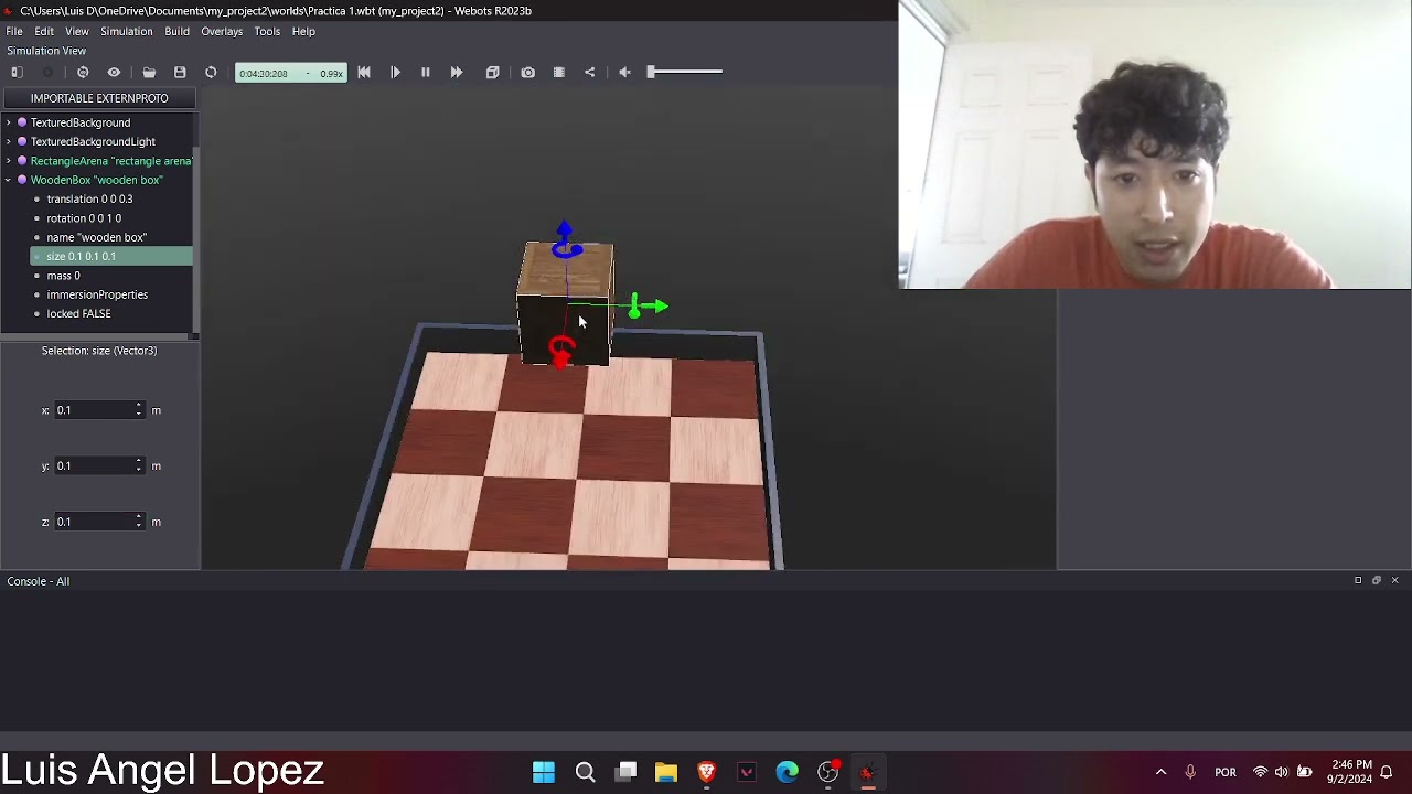 Tutorial 1 Cyberbotics Webots