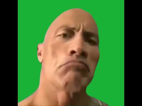 The Rock Eyebrow Raise (Green Screen) – CreatorSet