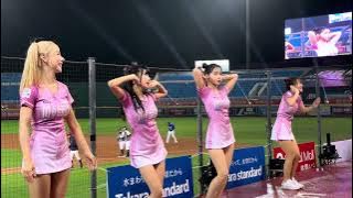 20231009 Rakuten Girls #十元 的 Phuthon #多慧 指導 #筠熹 #苡萱 #rakutengirls #cheerleader #楽天ガールズ #台湾プロ野球 #台湾チア