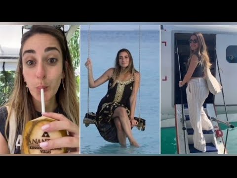 كاش مايوه شيفون أمينة خليل تثير الجدل من المالديف