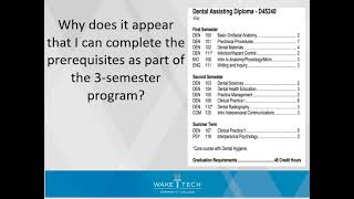 Dental Assisting Information Session