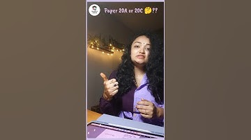 ✅Why to choose Paper 20C in Group 4 !! #cmafinal #cma