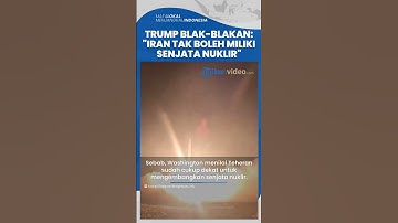 Trump Blak-blakan, Sebut Iran Tak Boleh Miliki "Senjata Nuklir" Demi Hindari Respons AS