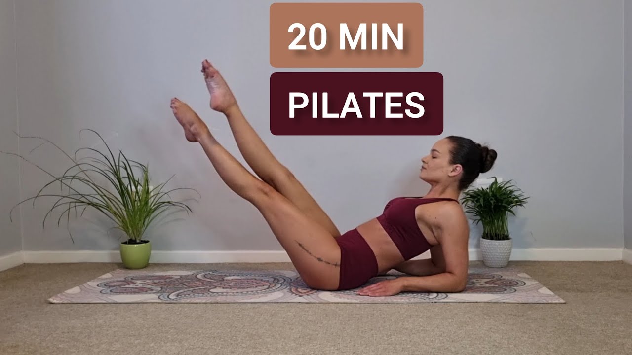 20 Min Legs Booty Pilates Home Workout No Equipment Youtube