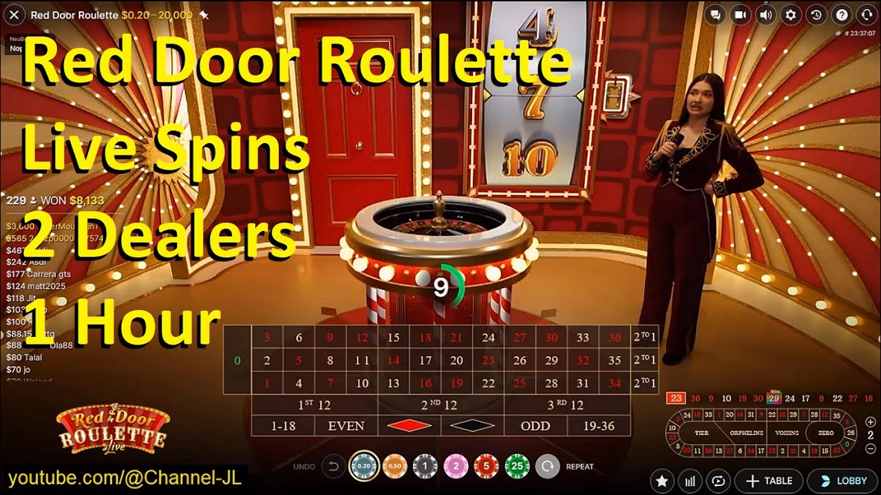 Red Door Roulette 2 Dealers 1 Hour (Auto Roulette) 2025-05-05 - YouTube