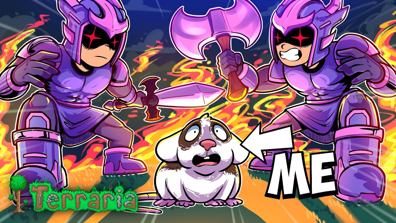 My Friends Hunted me Down in Terraria 1.4.5 (Terraria Manhunt)