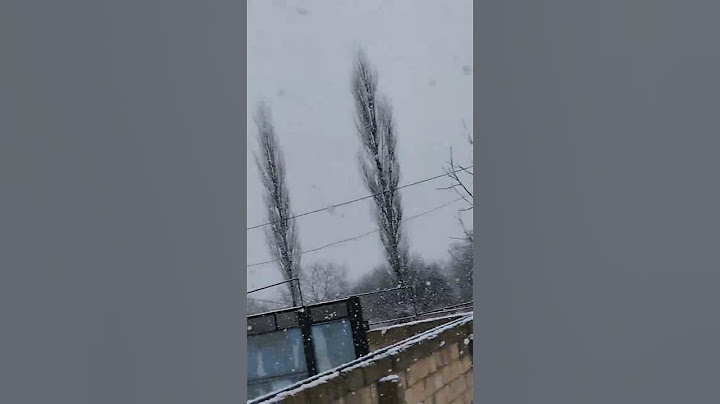 İmişliyə ilk dəfə güclü qar yağdı